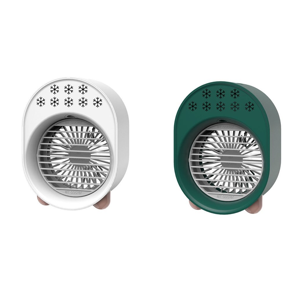 Portable Mini Conditioner 7 Colors Light Multifunction USB Plug-in Humidifier Office Home Desktop Refrigeration Fan