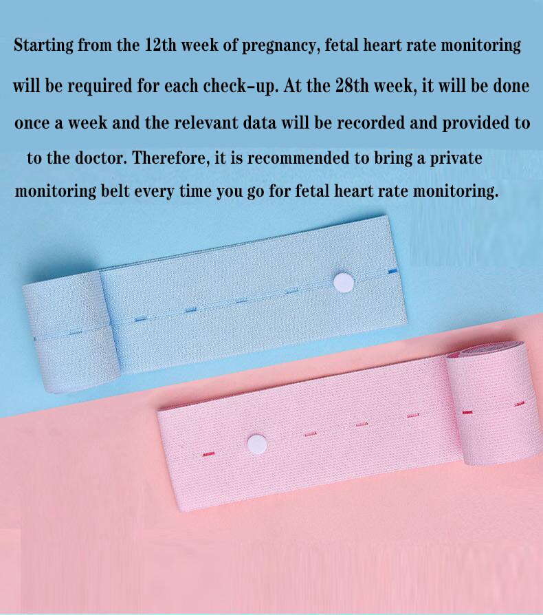 2Pcs Monitoring Riem, Foetale Hart Monitoring Riem Bandage Tool Voor Mernity Vrouwen Zwangere Zwangerschap Mujer Embarazada Premama