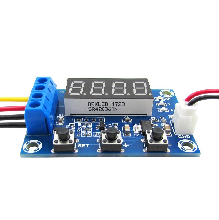 3.7~30v 12v 24v Battery capacity tester storage battery Lead-acid lithium battery AH volatge Meter ammeter