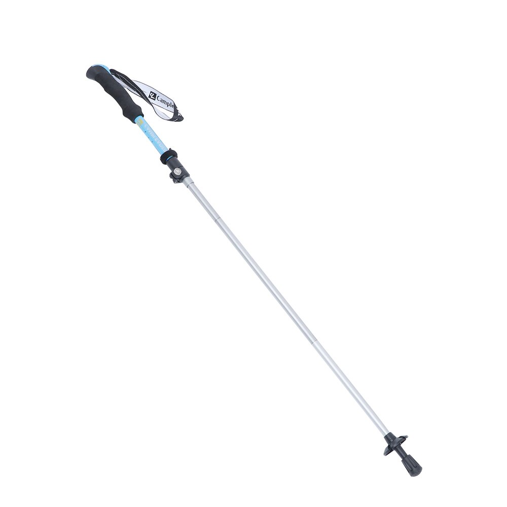 Foldable Telescopic Aluminum Alloy Hiking Walking Stick Trekking Pole 5 Section Lightweight Stick for Outdoor Hiking Climbing (: Blue