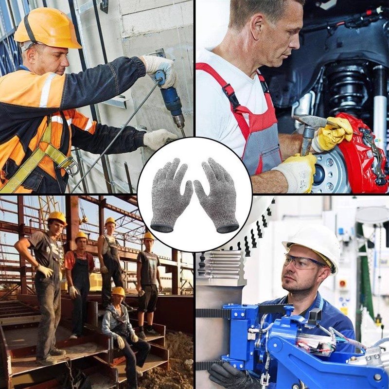 Grade 5. Anti-snijhandschoenen Glasfabriek Keuken Vissen Speciaal glas Anti-kras Anti-mes Gesneden Anti-steekhandschoenen