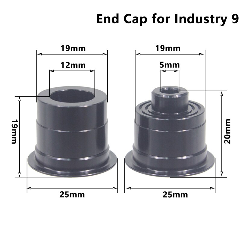 Bicycle Micro Spline Freehub MTB Road Bike Hubs Converters End Cap Adapter 11/12 Speed MS HG DT Hub Body Driver for XD DT240 350: Industry 9 End Cap