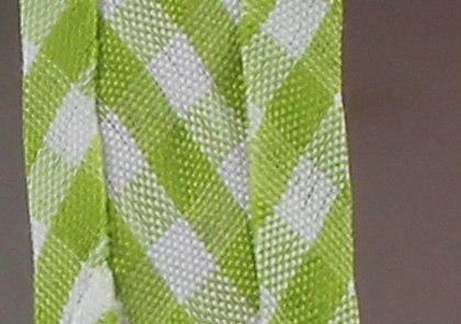 -TC scotch biais Tape, grootte: 20mm, rooster snijden stof vouw biaisband voor Kledingstuk Textiel: light green