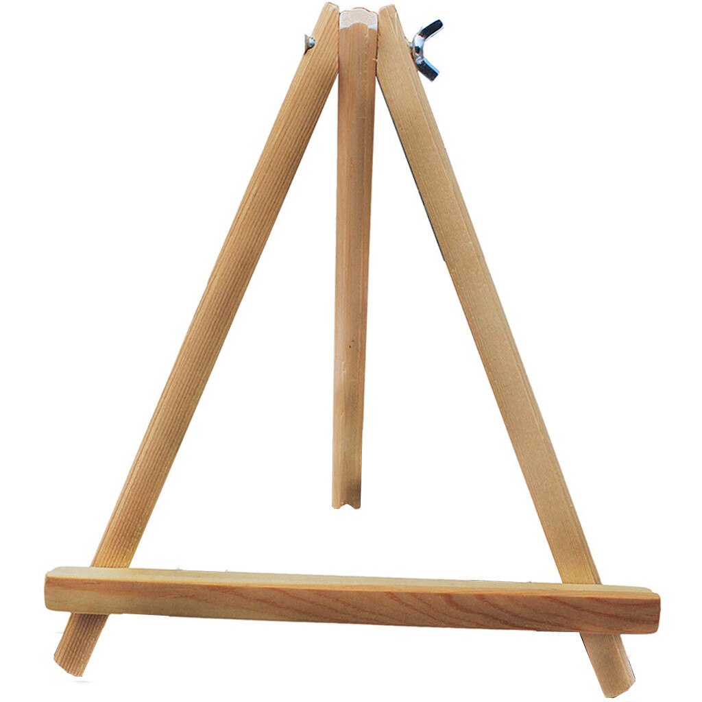 Natural Wood Display Easel Oil Painting Frame Shelf Artist Tripod Tabletop Holder Stand