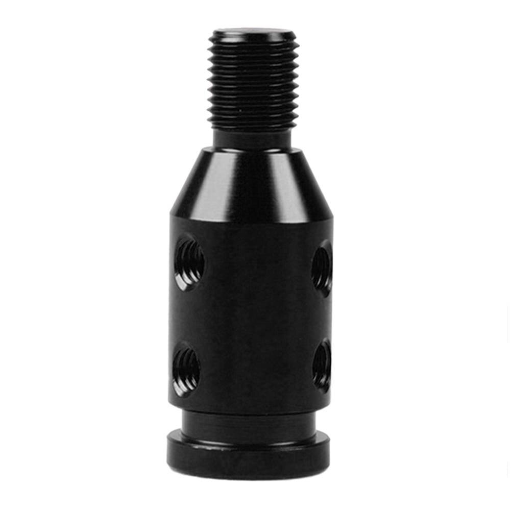 M10 x 1.5 Car Auto Universal Aluminum Gear Shift Knob Adapter Threaded Shifter Car Accessories Supplies Products: Black