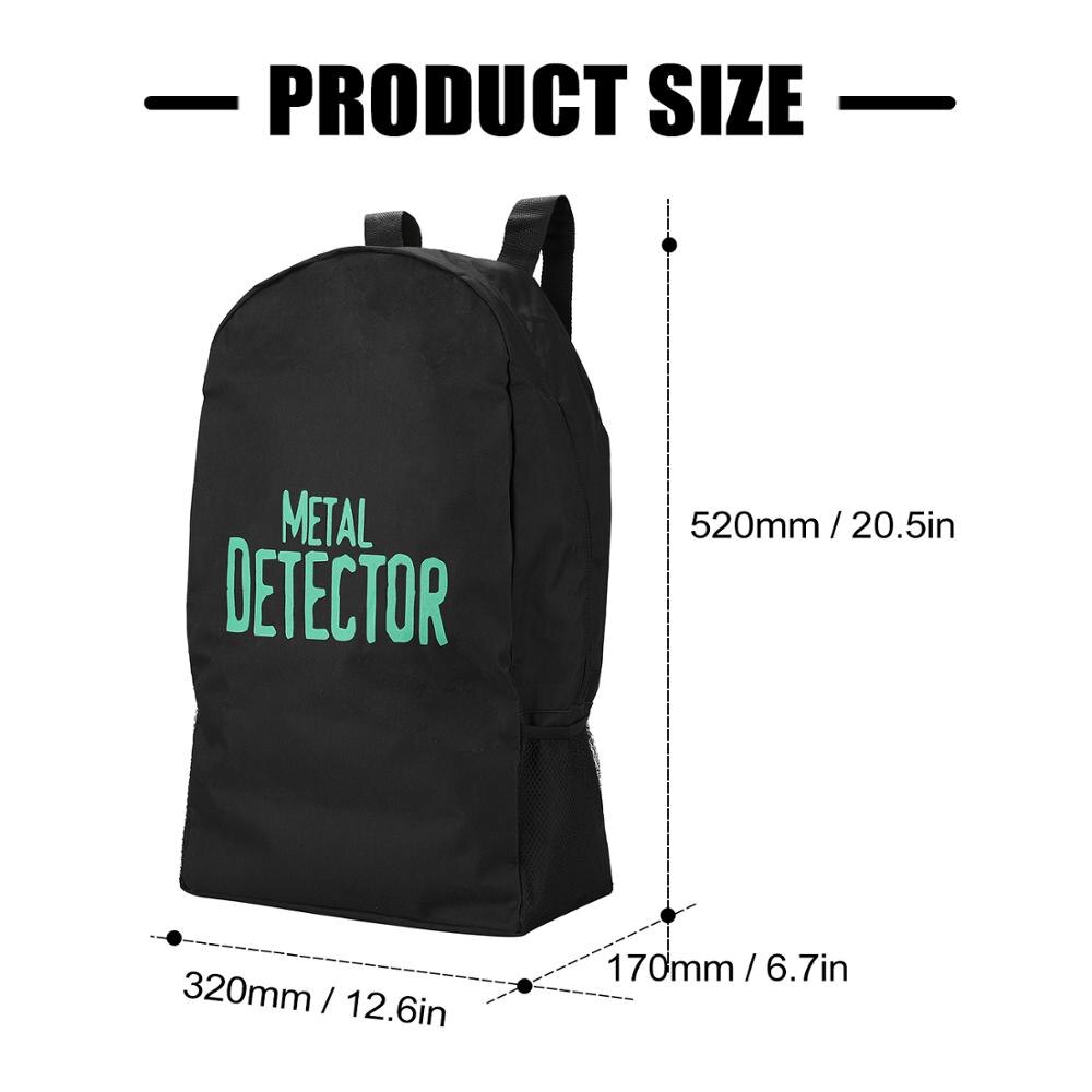 Metal Detector Underground Metal Finder Gold Detector Treasure Hunter Gold Digger Metal Detection for Beginner Pinpointer: Carry Bag
