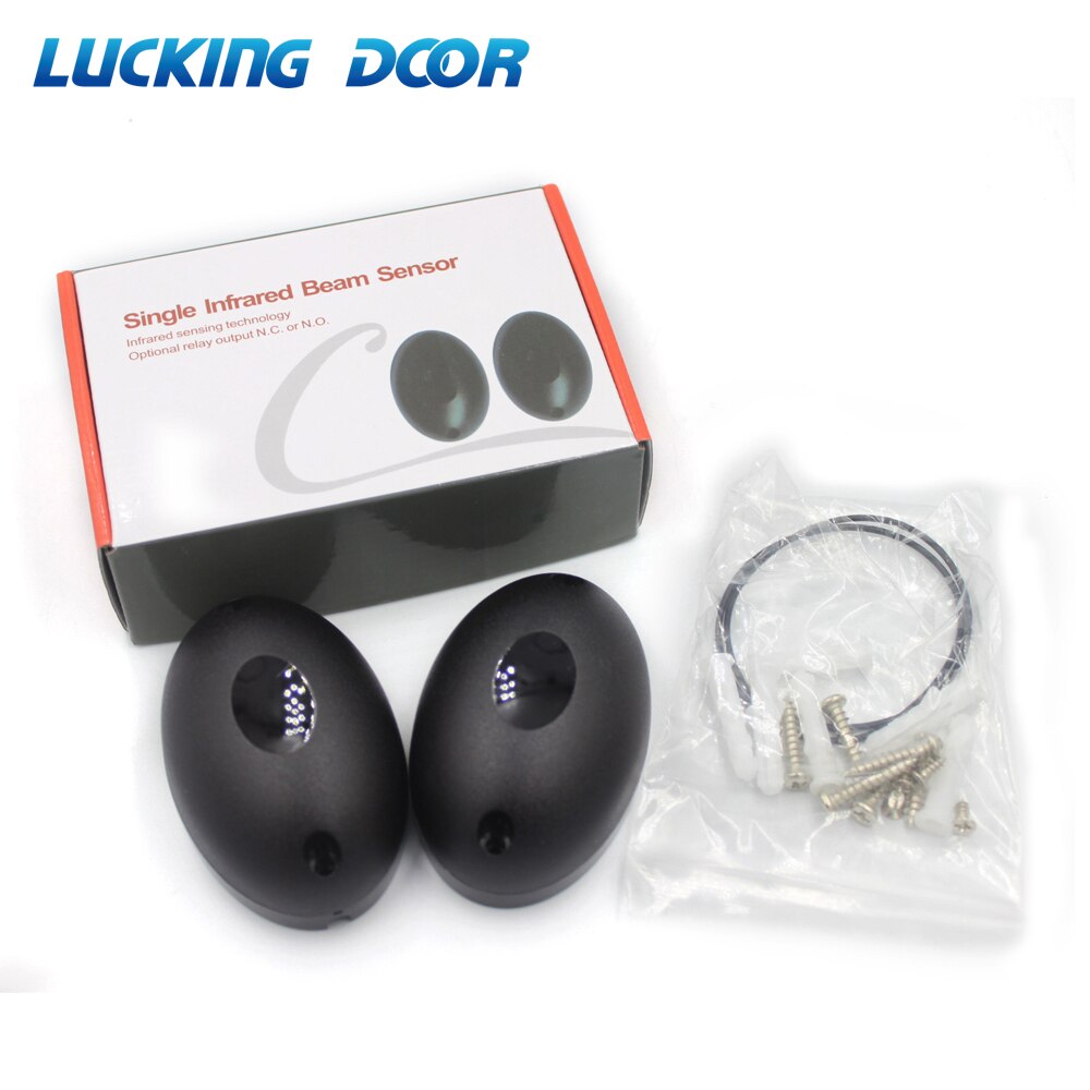 1 pair Single Beam Alarm Photoelectric Infrared Detector Home Door Security System for Gate Door Window Burglar Alarm System