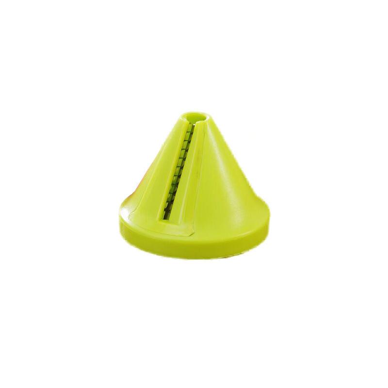 1 herramienta de cocina, trituradora en espiral multifuncional para verduras y frutas, pelador, cepilladora rotativa Manual de patatas y zanahorias: naranja