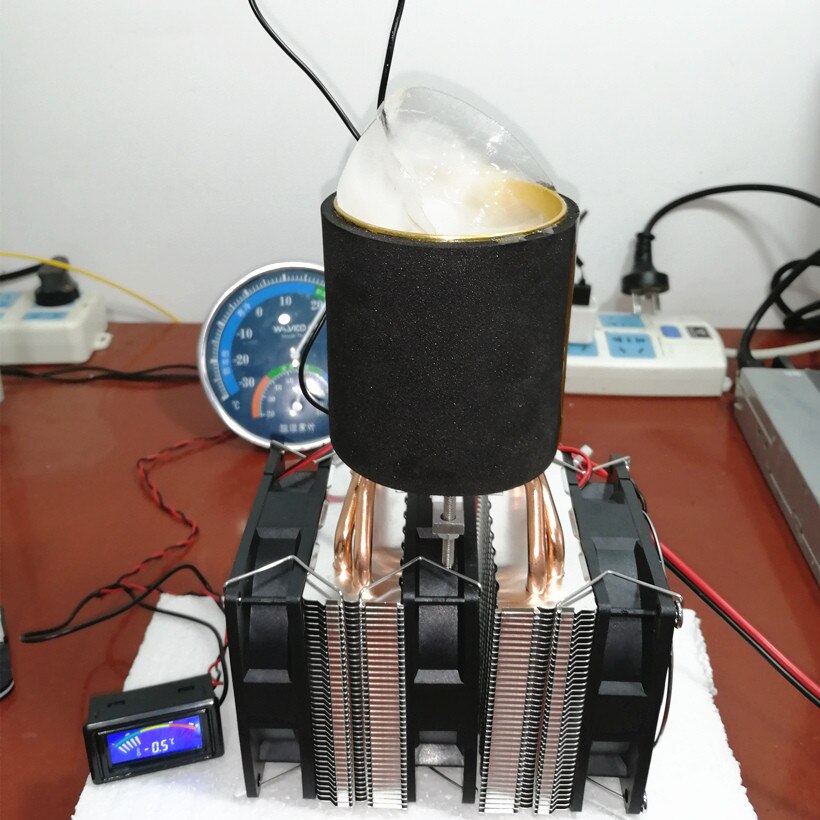 DIY PC Desktop Beverage Fast Cooling cooler water Peltier Semiconductor Fan Liquid refrigeration