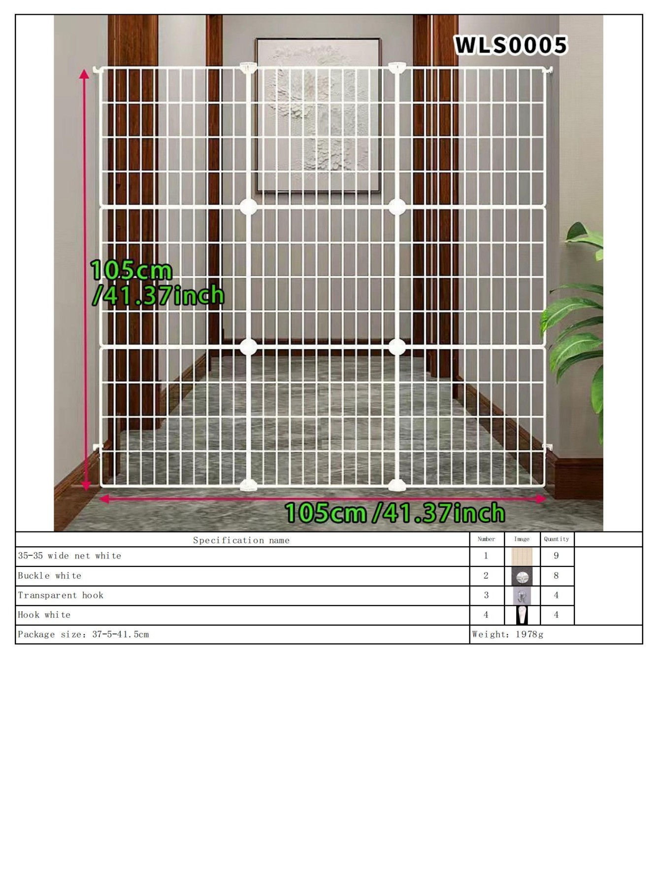 Deurblokkering voor katten, kattenhek, reling voor huisdieren, isolatiedeur, kattenbaffle, deurhek, kattenhek, reling voor binnen: YELLOW