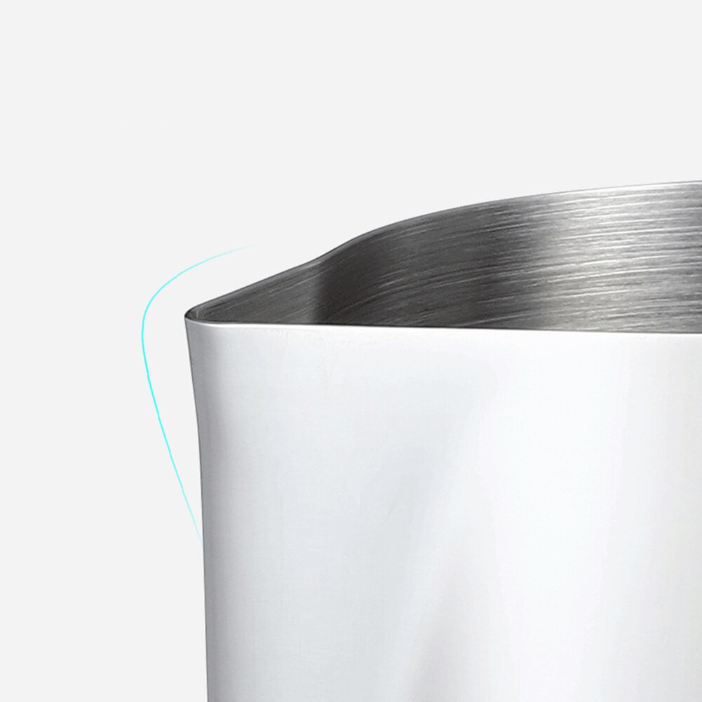 Espresso Cups Latte Art Milk Frothing Jug Coffee Frothing Cup Temperature Induction Coffee Pitcher Cappuccino Milk Cups