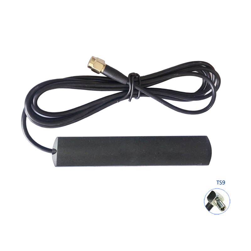 Indoor External Lte 4G Aerial 5dBi Adhesive Gprs Gsm patch antenna with SMA connector: 1.5M TS9
