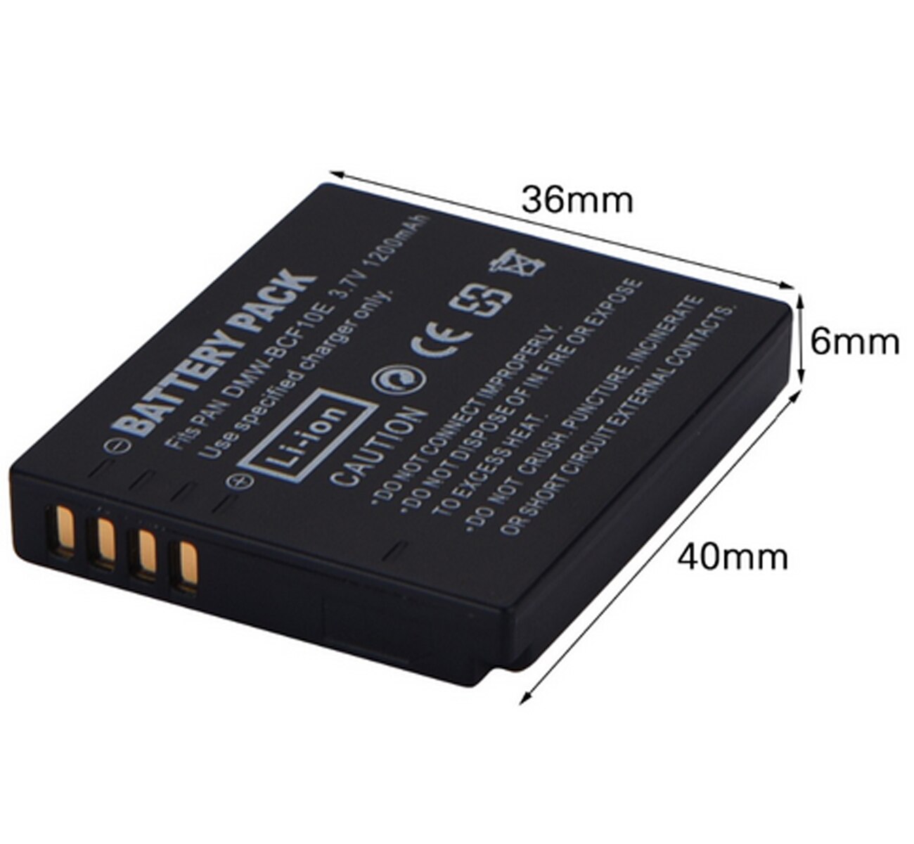 Batterij Voor Panasonic Lumix DMC-FH1, DMC-FH3, DMC-FH20, DMC-FH22, DMC-F2, DMC-F3, DMC-FP8 Digitale Camera