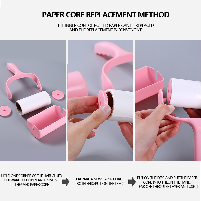 Tearable Kleverige Haren Roller Draagbare Sticky Kleding Pet Hair Picker Haar Remover Roller Stofborstel