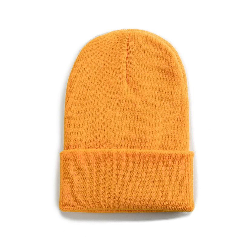 gorro Unisex Multicolor de otoño e invierno para hombre, gorro básico para uso diario, gorro de punto suave para mujer, gorro de calle que combina con todo: Blanco
