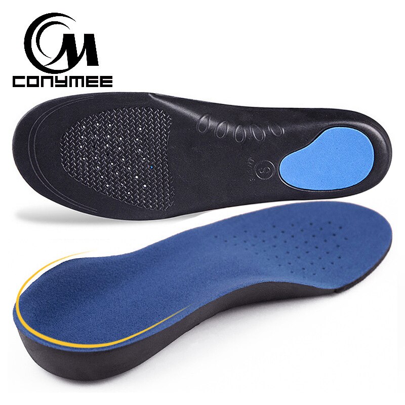Plantillas ortopédicas para pies planos, plantillas para zapatos con soporte para el arco, almohadillas para el cuidado de los pies, plantillas para zapatillas, suela acolchada para zapatos.