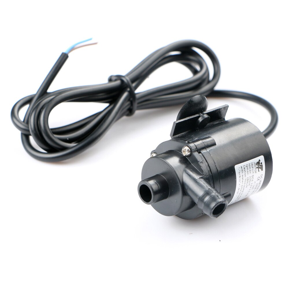 1Pc 12V 280L/H Waterpomp Micro Borstelloze Dompelpompen Motor Pomp voor Aquarium Fontein Luchtbevochtiger Solar Fontein