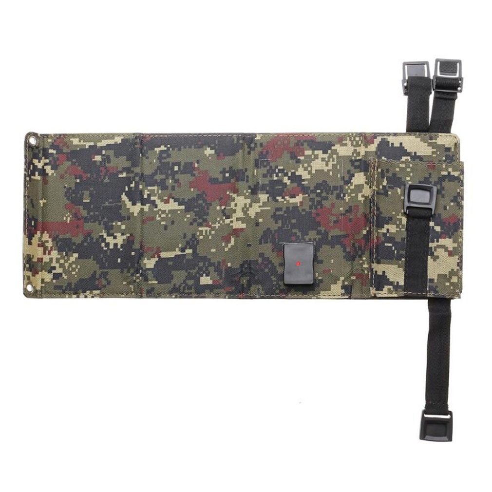 Panel Solar plegable de energía Solar, cargador de teléfono Usb de 20W, para viaje, Camping, senderismo al aire libre, tablero plegable de energía Solar para teléfono móvil
