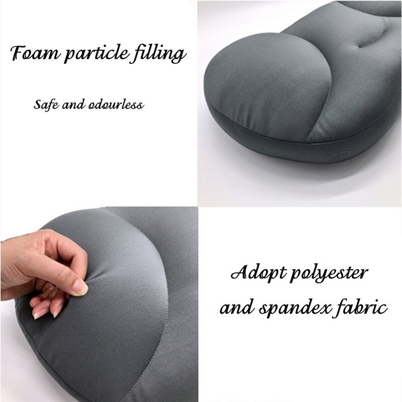 3D Neck Micro Airball Pillow Deep Sleep Addiction Head Rest Air Cushion Pressure Relief Pillows Washable PillowCase Covers