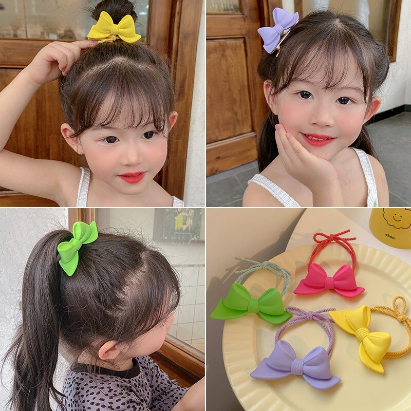 Trójwymiarowa słodka opaska gumka robić włosów cukierki kolor las prosta gumka głowa lina śliczne dziewczyny kucyk stroik