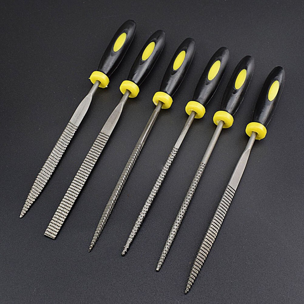 14cm Wood Carving Tool Mini File Set Microtech Needle Rasp Woodworking Files Hobby Hand Diy Folder Metal Filing Flat Tool