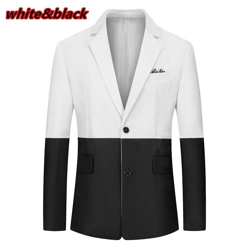 Slim Fit para hombres Blazer Casual sólido negocio boda prendas de vestir abrigo traje Tops de una sola botonadura Regular completo