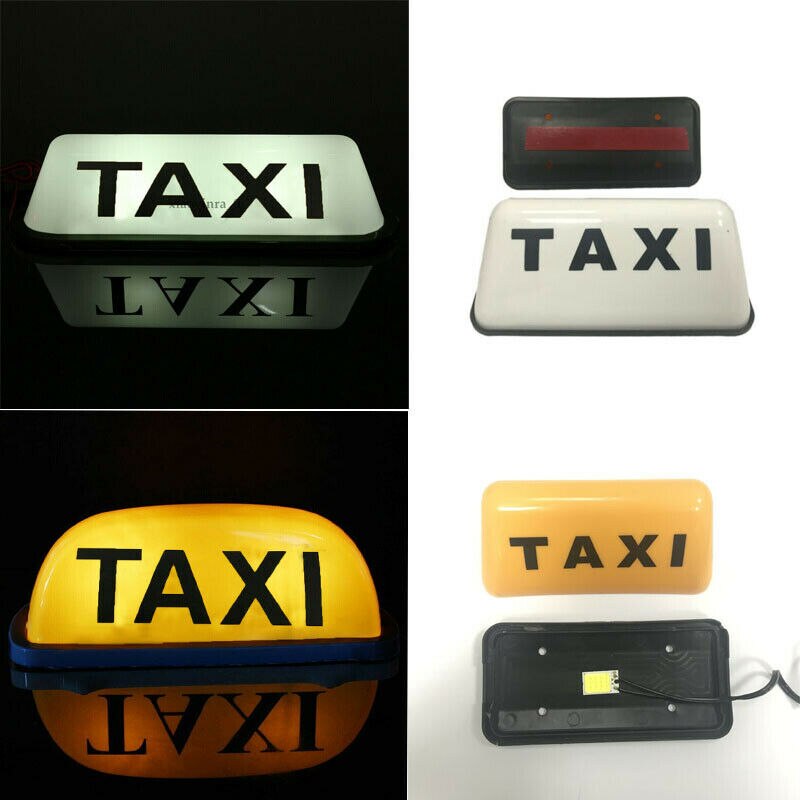 Letrero magnético para Taxi, lámpara LED de techo impermeable, 12V,