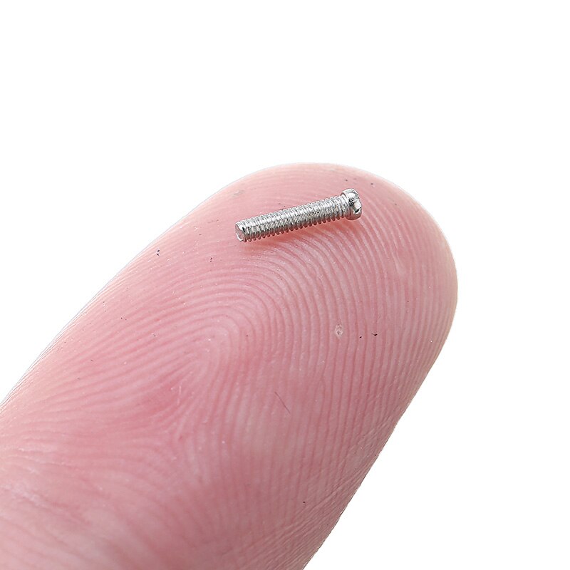 Micro vis de montre en acier inoxydable, Kit de réparation, pour horloger, réparation d&#39;horloge, lunettes de soleil, 500 pièces