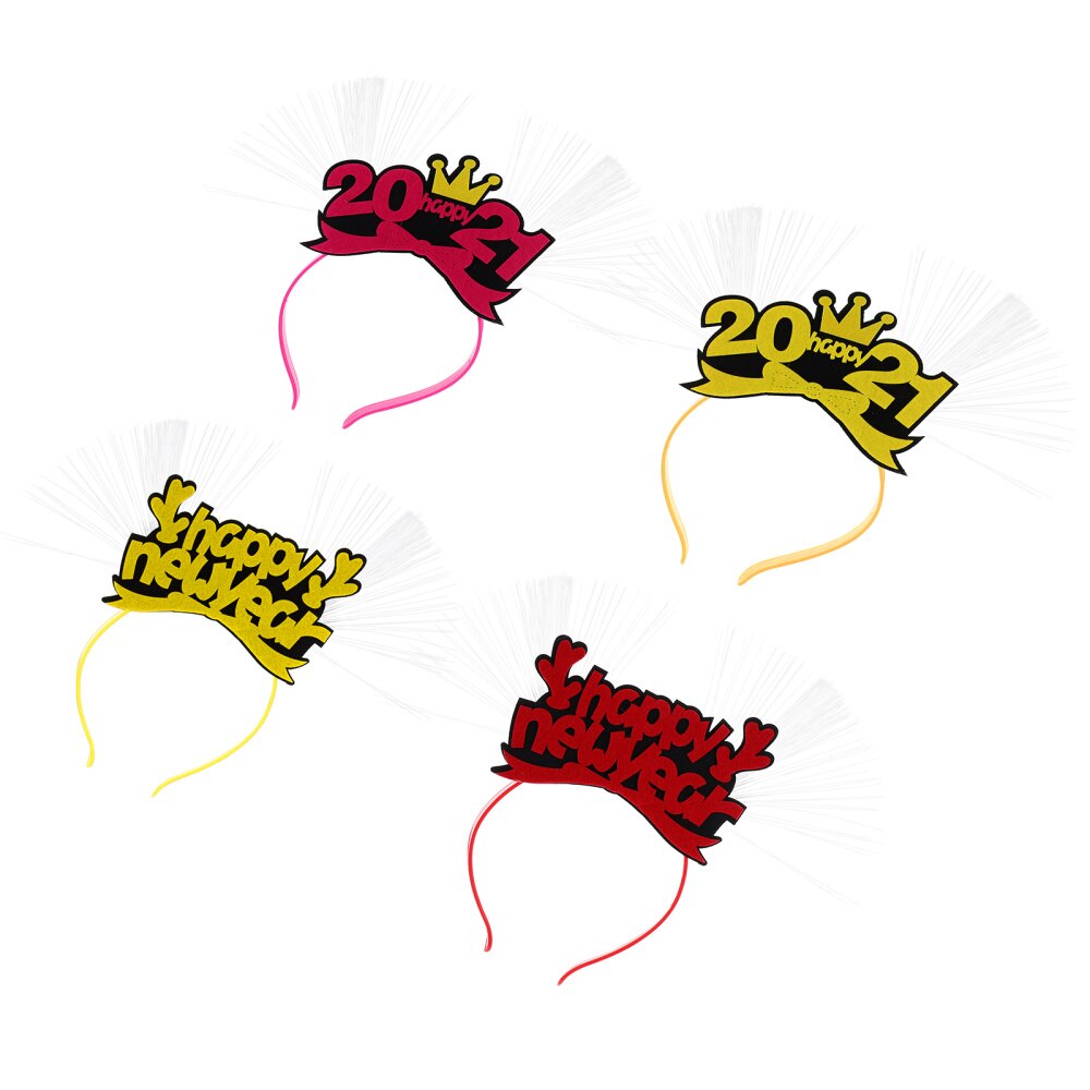 4 stuks interessante, mooie, nieuwe hoofdtooien, haarbanden en haarringen voor volwassenen en kinderen van 18 jaar en ouder: Default Title