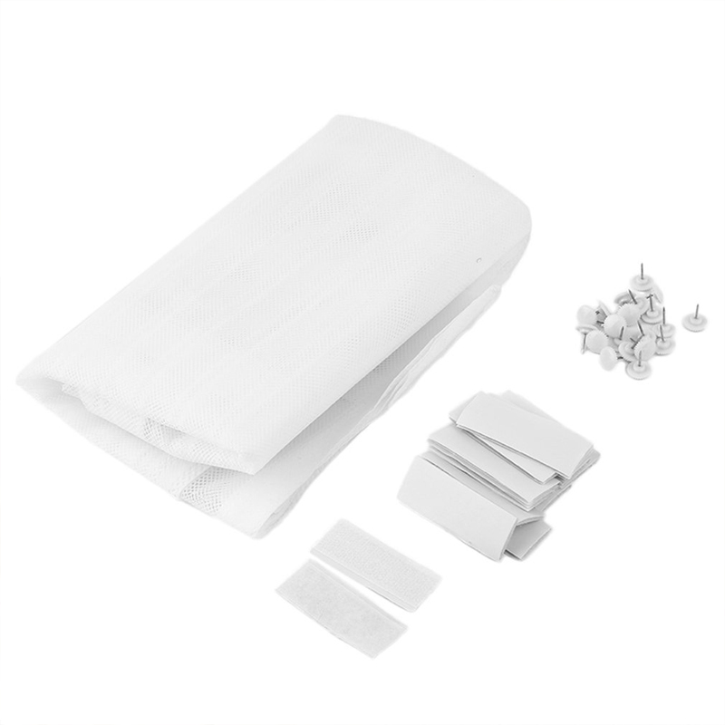 Summer Magnetic Screen Door Curtain Anti Mosquito Insect Fly Bug Curtains Automatic Closing Suitable For Bedroom Front Door: White type 1 / 80 x 210cm