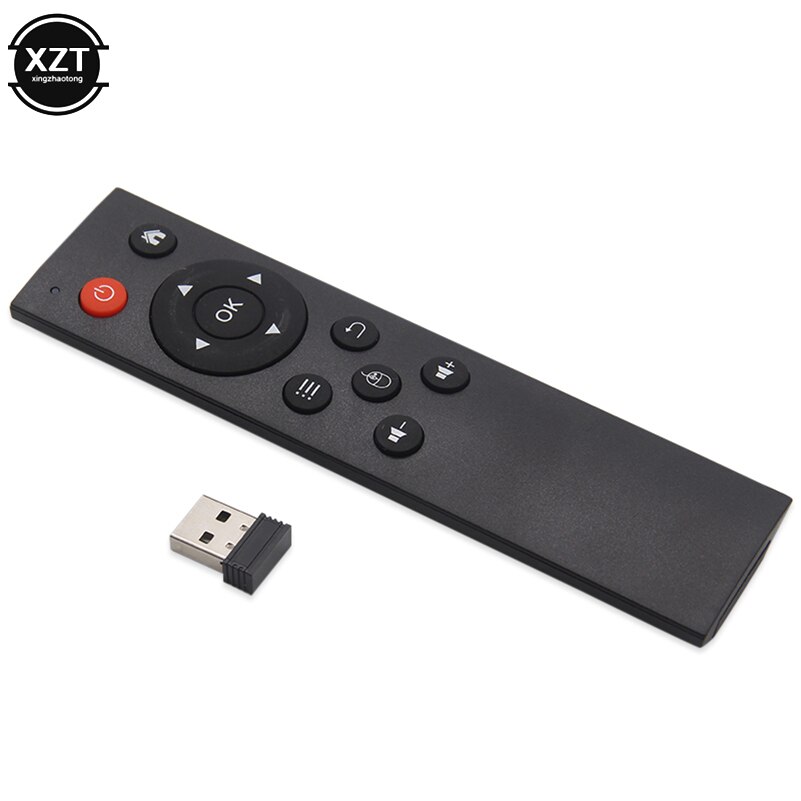 Teclado y ratón inalámbrico Universal de 2,4G, receptor USB con Control remoto para TV Box de Android, TV inteligente, PC, HTPC para Windows y Lilux