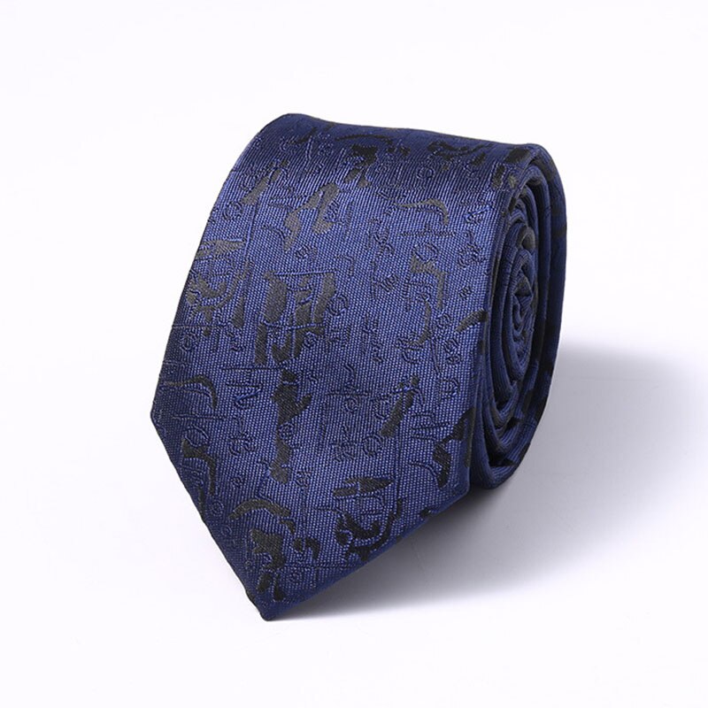 Luxury Classic Neckties Classic Men's Wedding Ties Jacquard Woven 100% Silk 6cm Men Neck Ties: 0AS18