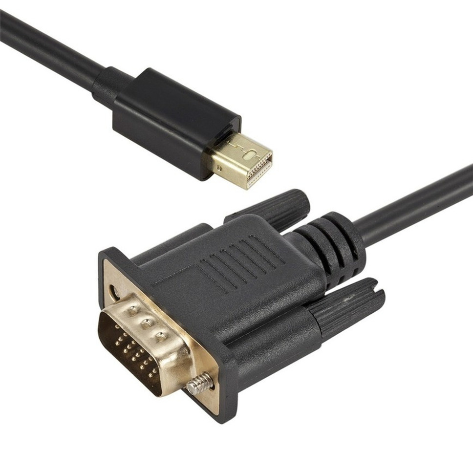 Mini dp til vga adapter 1080p mini thunderbolt mini displayport displayport mini dp til vga kabel til pc macbook air pro imac