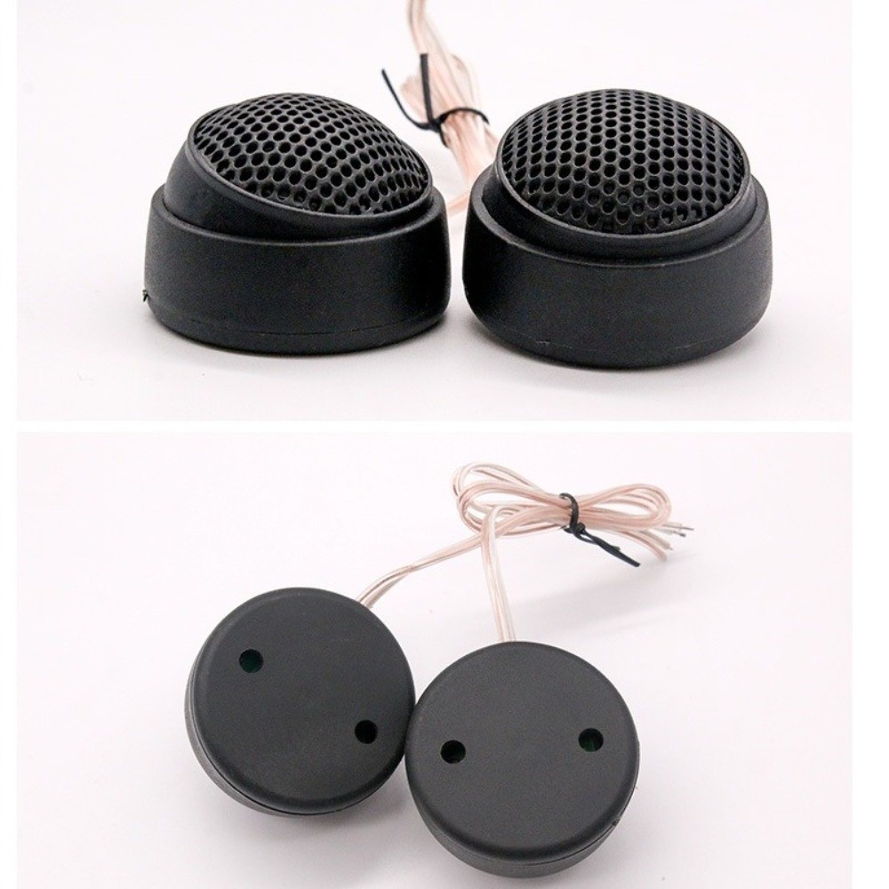 2 stücke Hohe Effizienz Auto Hochtöner Hochfrequenz Höhen Lautsprecher Dome Hochtöner Lautsprecher Schwarz Universal Laute Audio