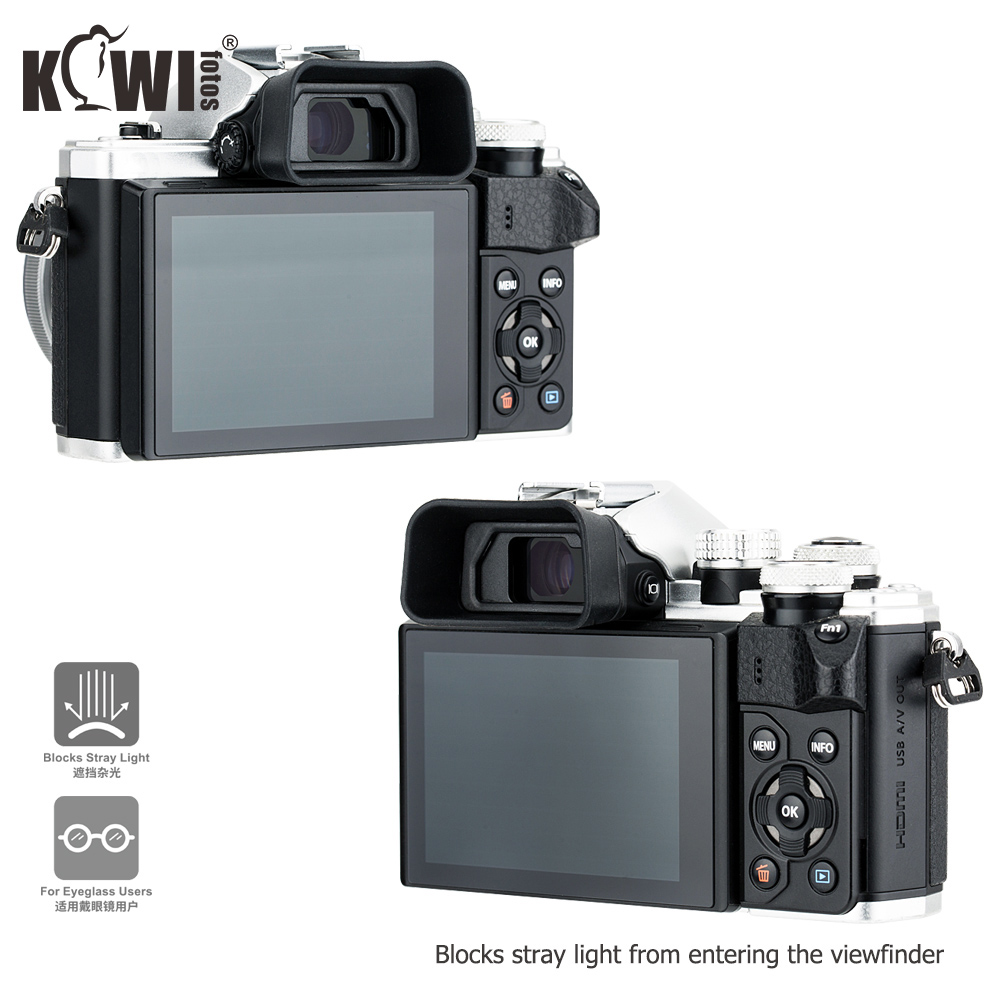 Copa ocular para cámara, visor para Olympus OM-D Mark III, E-M10 Mark III, E-M5 Mark II, E-M10 Mark II, repuesto de E-M5 EP-16