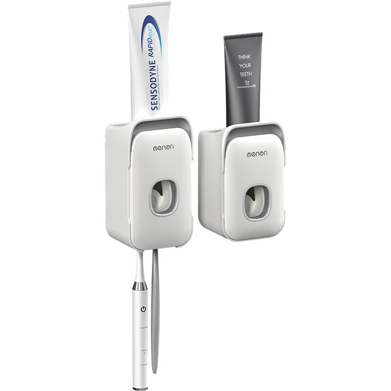Distributore Automatico di dentifricio con Spazzolino Da Denti titolare Fissato Al Muro Bagno impostato di Accessori per La Casa Dentifricio spremiagrumi