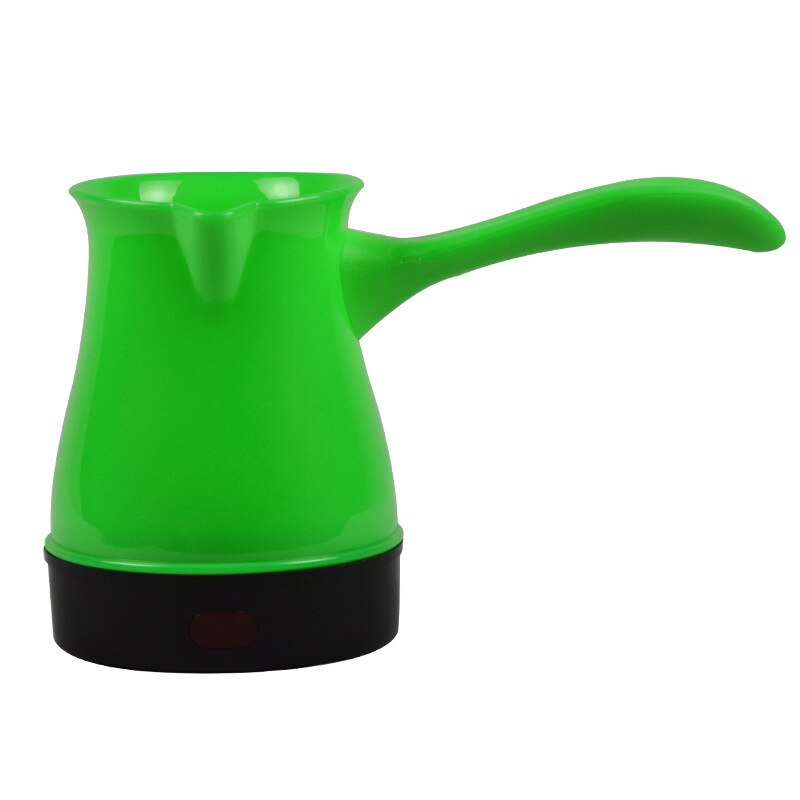Automatic Stainless Steel Coffee Maker Portable Electrical Coffe Pot Boiled Milk Mini Cafetera Machine Brew Tea: Green