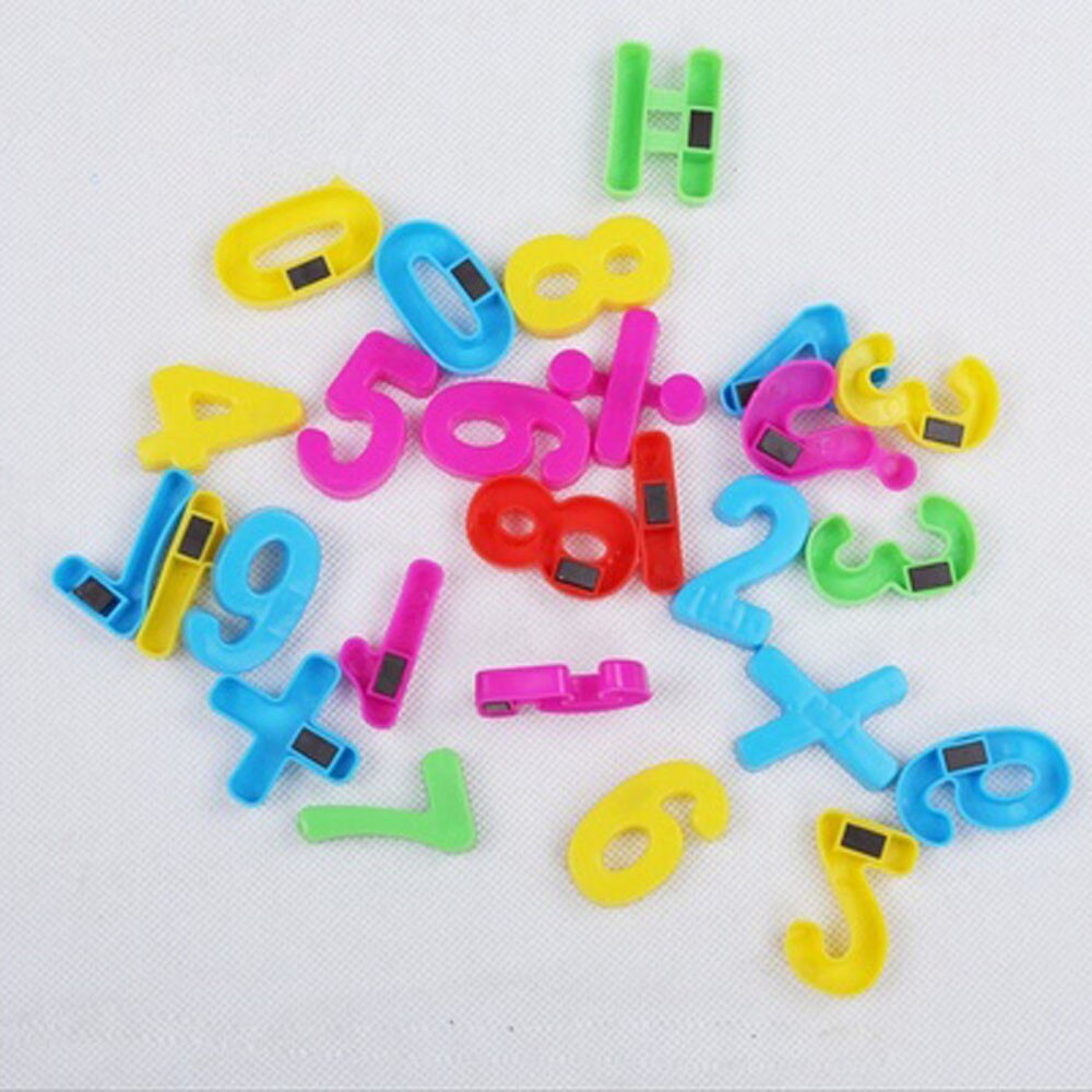26 Set Colorful Teaching Magnetic Numbers Fridge Magnets Alphabet Home Decor Fridge Stickers Kid Study Supplies Accessories #T2P