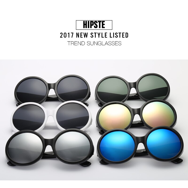 Punk runde vandre solbriller kvinder kører solbriller solbriller kvinder gafas de sol de los hombres  uv400