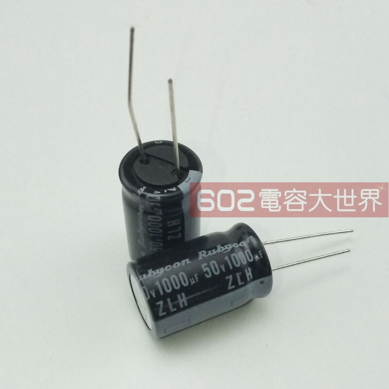 20 sztuk nowy RUBYCON ZLH 50V1000UF 16x25mm 105 stopni 1000UF/50V wysokiej częstotliwości niska oporność i długa żywotność zlh 1000uf 50v