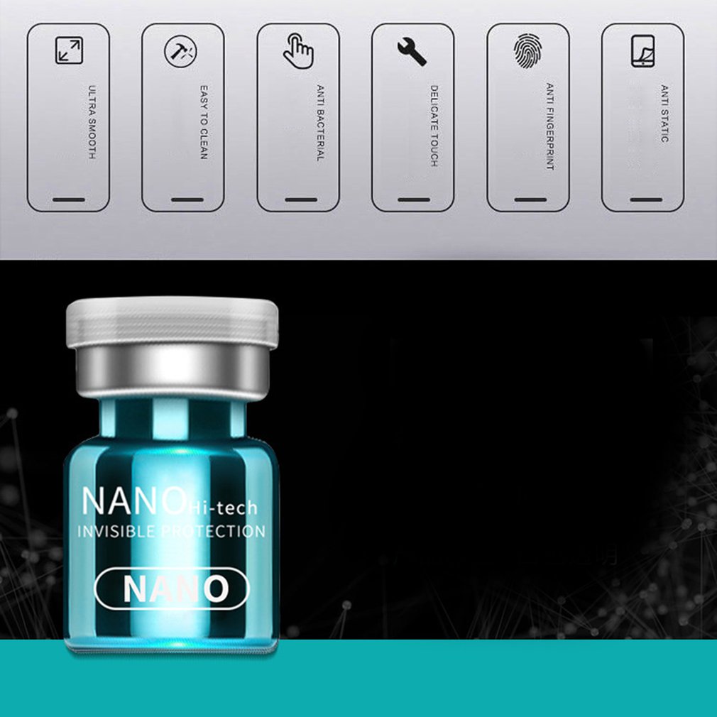 Protector de pantalla Universal Nano liquido de alta tecnología, antiarañazos, película protectora de vidrio curvado
