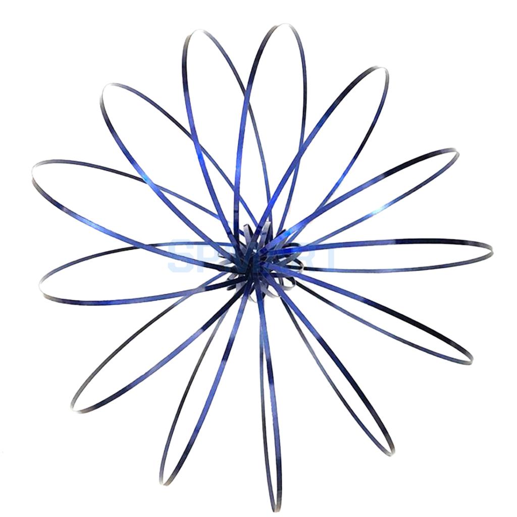 3D Spinner Dynamic Science Motion Flow Rings Magic Fidget Bracelet Toy Funny: Blue