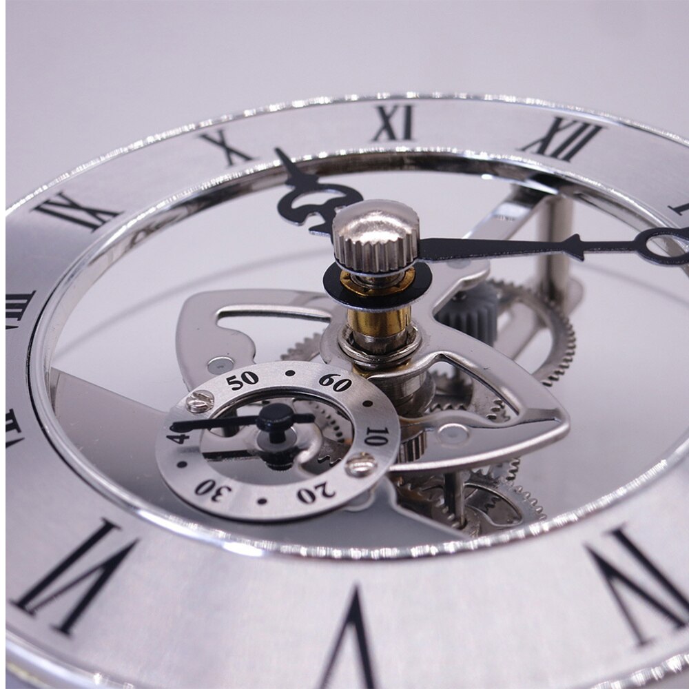1pc Gear Wall Clock Durable Lightweight Silver Movement Gear Wall Clock for Friends Co-worker Family