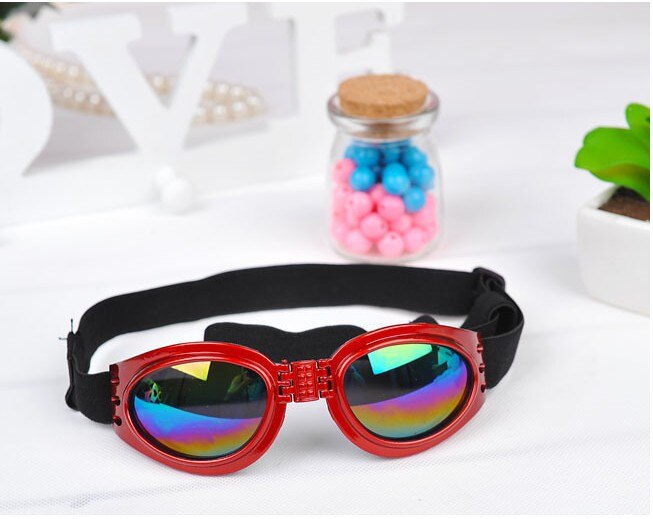 Hond Goggles Mode Hond Zonnebril Hond Bescherming UV Zonnebril Bril Zonnebril: Red