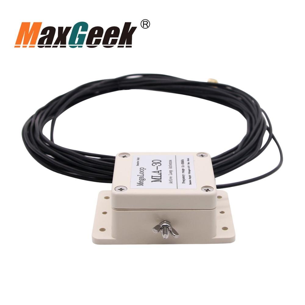 Maxgeek MLA-30 Active Loop Antenna Active Receiving Antenna 100KHz-30MHz for Medium Wave Shortwave Radio