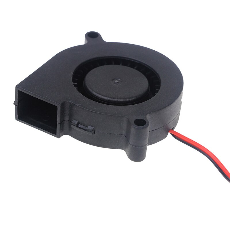 3D Printer Cooler 12V Cooling Turbo Fan Brushless Extruder Cooler Blower Black Plastic Fan 3D Printer Cooling Mute Fans