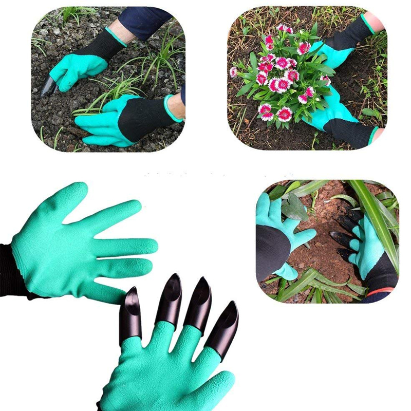 Waterdichte Huishouden Tuin Handschoenen Met Klauwen 4 Abs Plastic Tuin Genie Rubber Handschoenen Voor Graven Planten