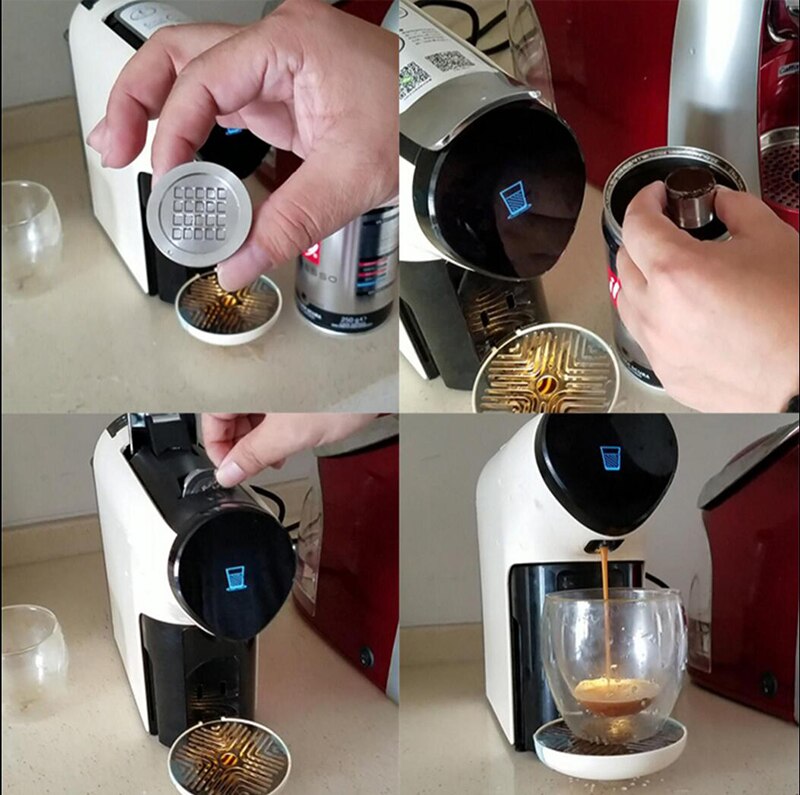 capsulone STAINLESS STEEL Metal Capsule Compatible for Scishare Machine Refillable Reusable coffee capsule