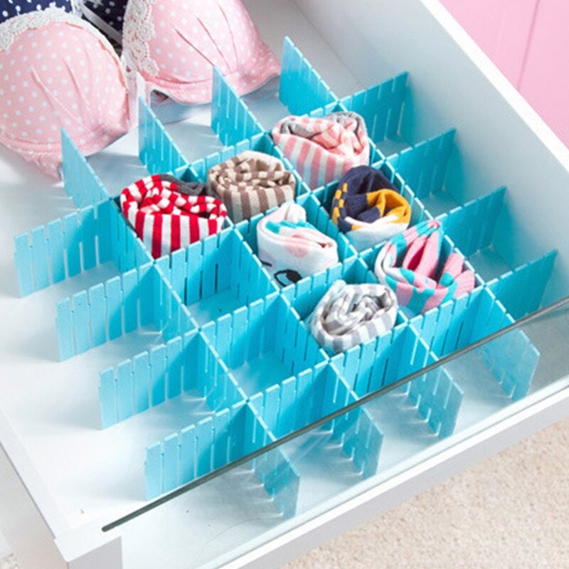 Rectangular Fence Style Drawer Divider Plate Organizers Separators Board Utensils Home Kitchen Bathroom Bedroom Office