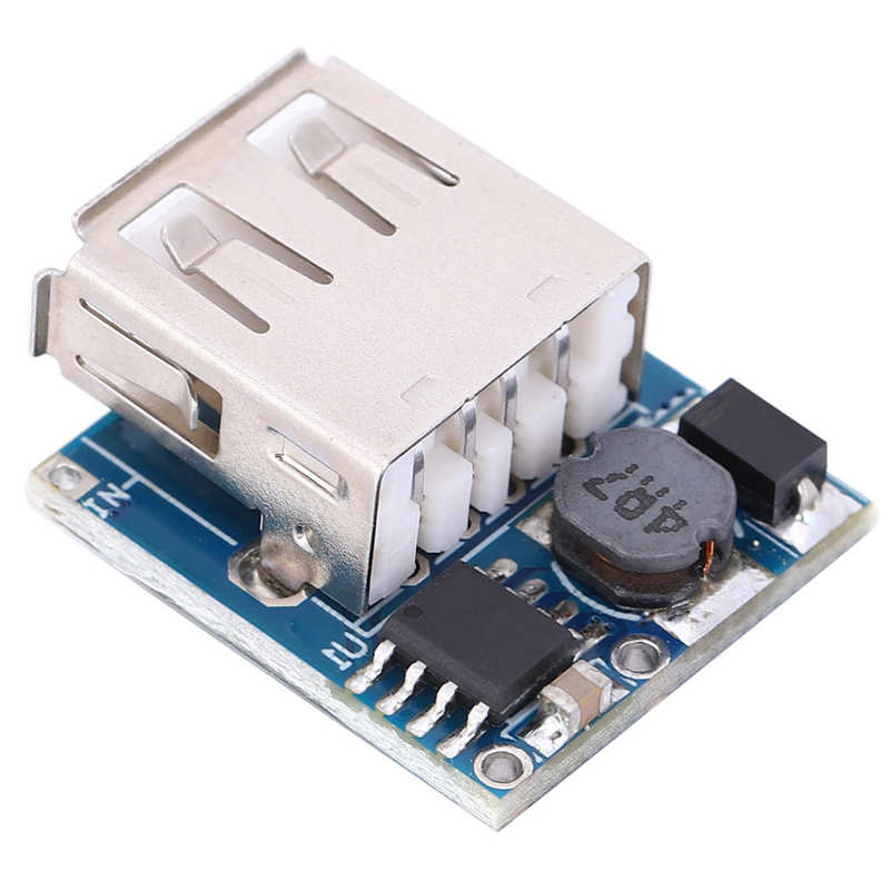 3.7V 4.2V 1A 4R7 Lithium Batterij En Ontladen Module Bescherming Circuit 5V Step Up Printplaat voor 18650 Batterij